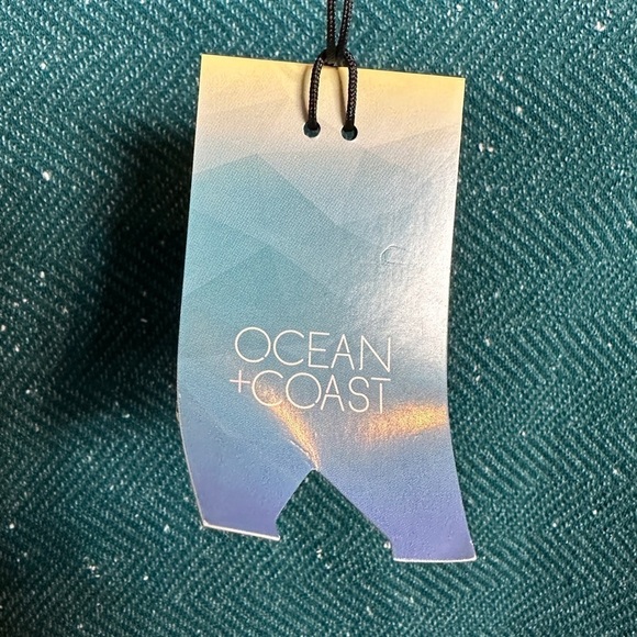 Ocean Coast green textured long sleeve cowl neck active top sweater, sz L, NWT - Picture 6 of 6